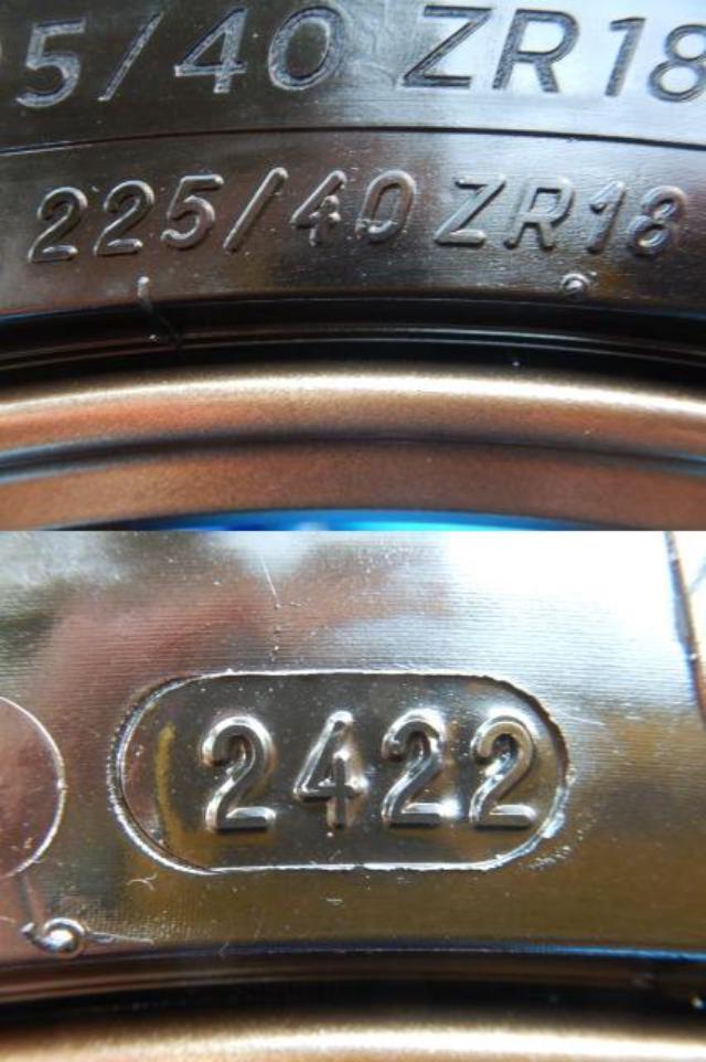 BBS　RI-A　RI-A024・RI-A025  + MICHELIN(ﾐｼｭﾗﾝ) パイロットスポーツ4S　美品♪ 鍛造ホイール！　BMW1シリーズ（F20、E87）、2シリーズクーペ（F22）、3シリーズ（E46、E36）、Z4（E85）、Z3などに♪