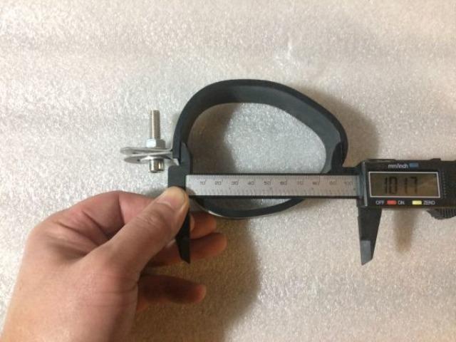 新品 アクラポビッチタイプ ヘキサゴンタイプ 全高100ｍｍ全幅80ｍｍ ヘキサ サイレンサーバンドとゴムとボルトナットワッシャーのセット