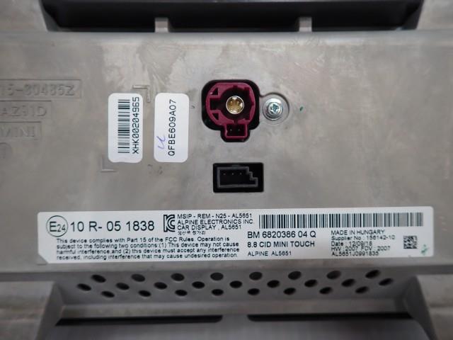  マルチモニター（BMW ミニ） 純正パーツ その他インダッシュモニター BM682038604Q