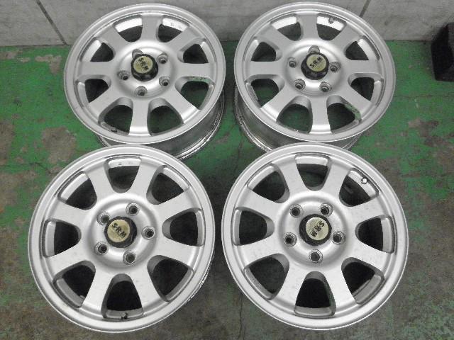 GT512-634 BRIDGESTONE SRM 8本スポーク 4本セット | カー用品 アルミホイール 15インチホイールを通販で購入する ...