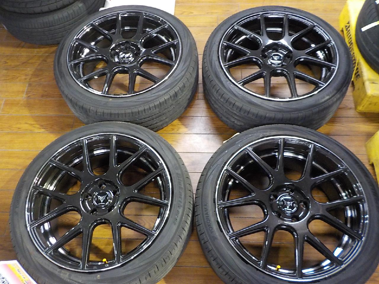 WORK RYVER M006 + YOKOHAMA BluEarth RV-02 | 中古品 | アップガレージ 千葉八千代店 | カー用品 ...