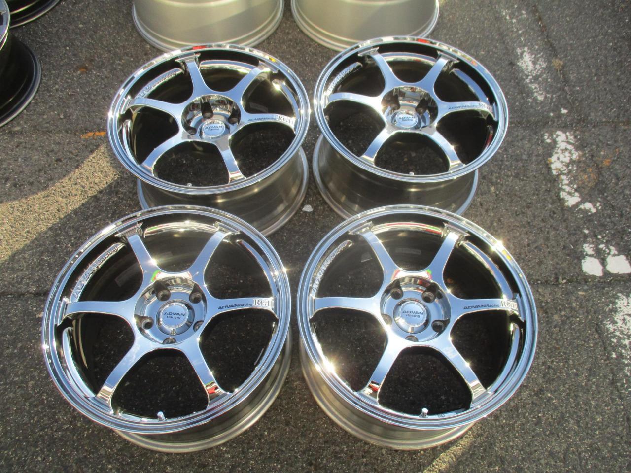 YOKOHAMA(ヨコハマ) ADVAN Racing(アドバンレーシング) RG2 ブライトクローム | カー用品 アルミホイール 17 ...