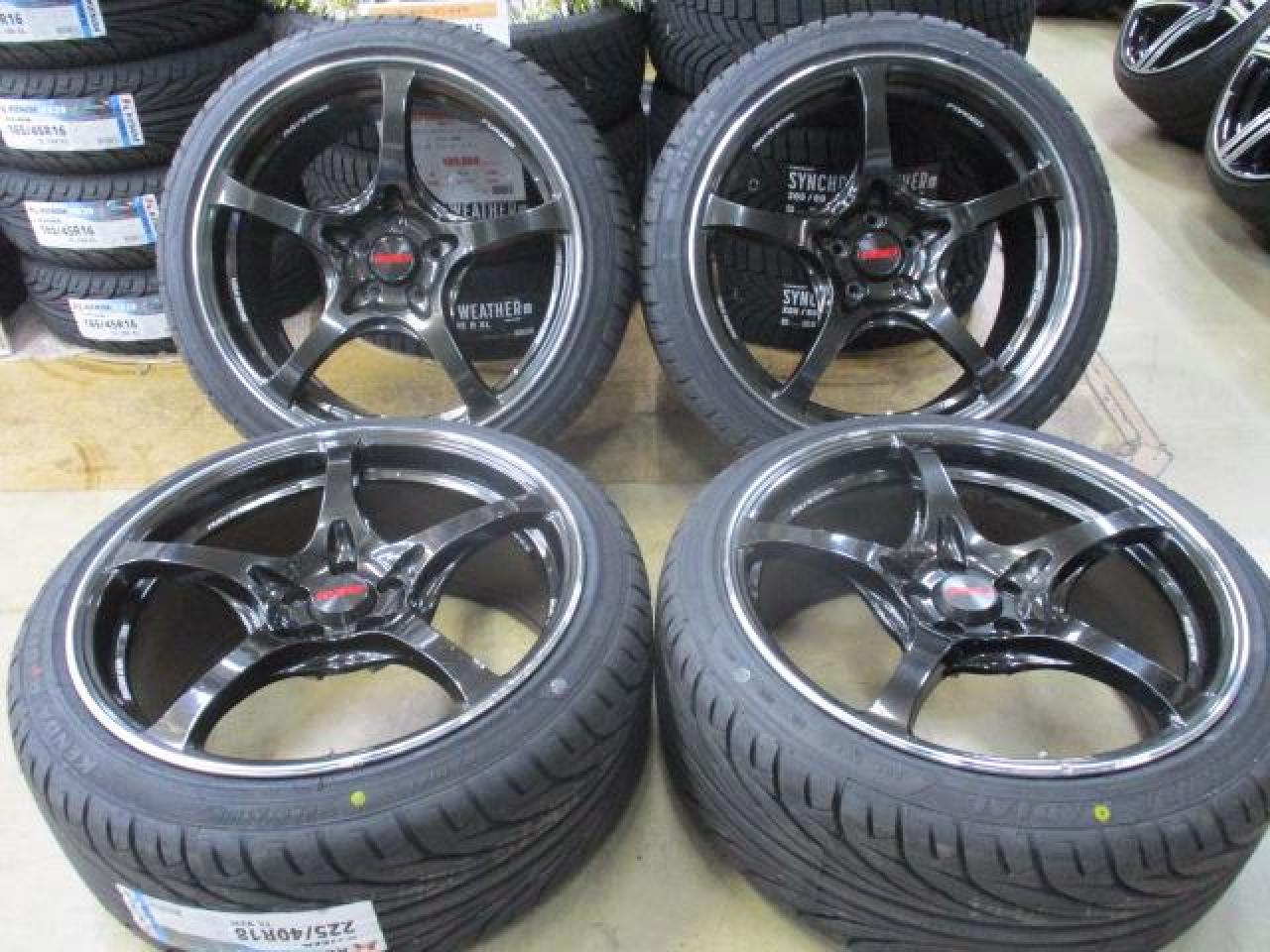 G50 Rims 【FORGED】 RAYS VOLK RACING G50 + 【新品】 KENDA(ケンダ) KR20 225/40R18 92H | 傷や ...
