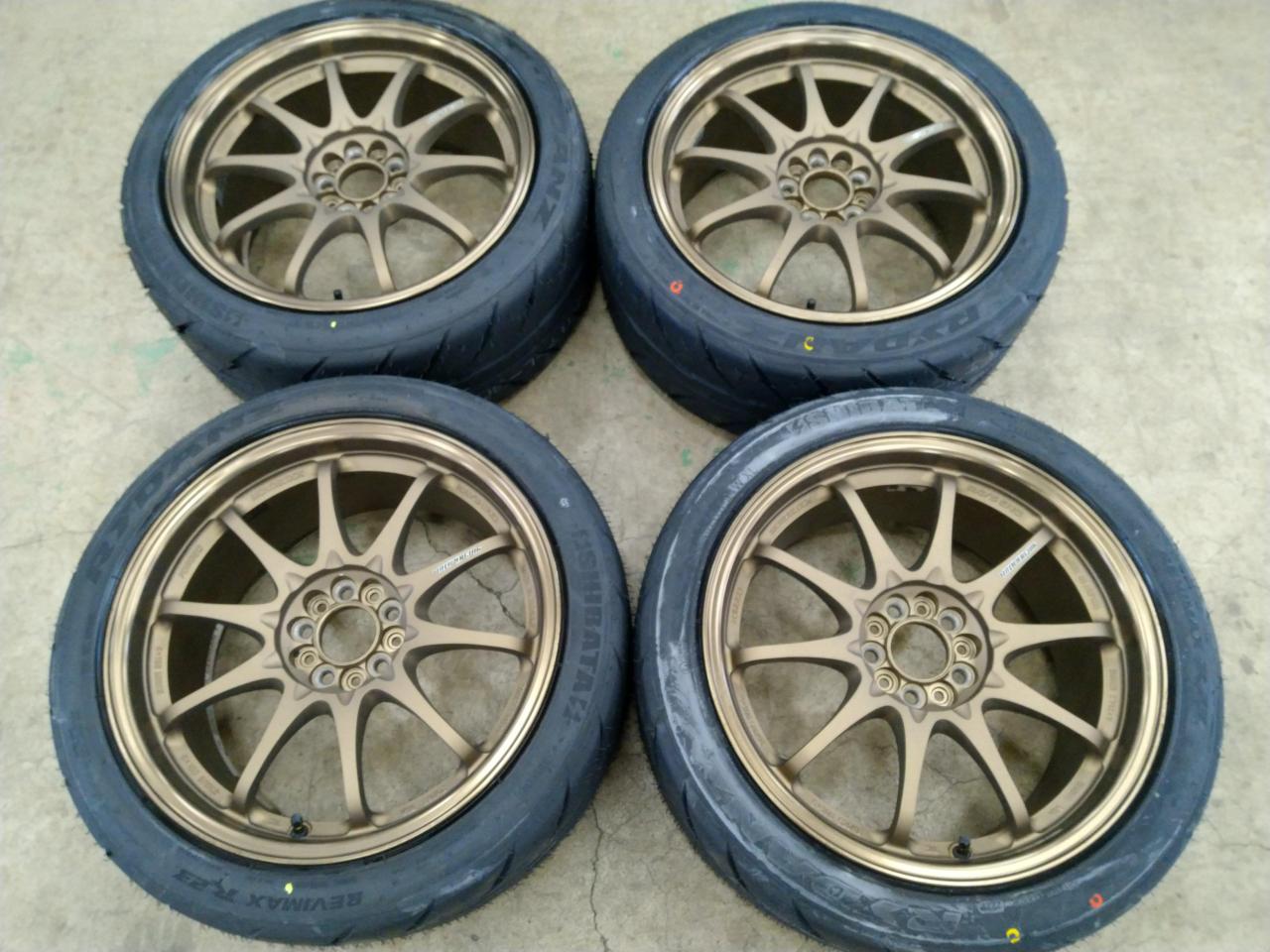 Tws R23 Rim RAYS VOLK RACING CE28N + SHIBATIRE R23 TW:300 ★新品タイヤ付き!★ | 中古品 | アップ ...