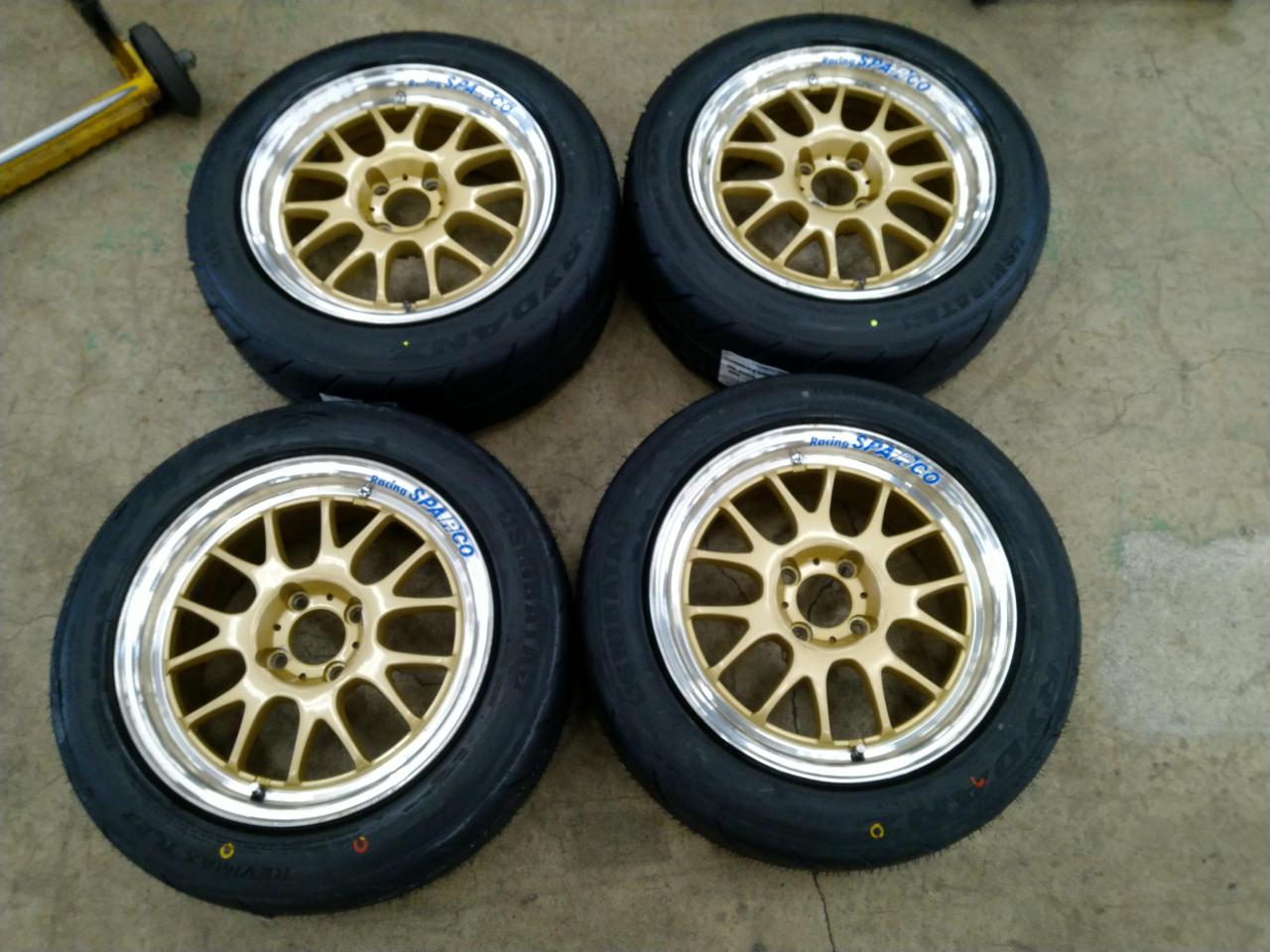 Tws R23 Rim CRIMSON RACING SPARCO NS-3 + SHIBATIRE R23 TW:300 ★新品タイヤ付き!★ | やや傷や汚れあり ...