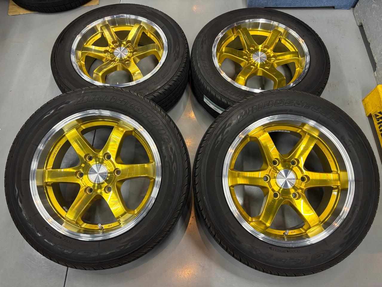 Kb Racing Butte Mmt BUAN KB Racing 17+BRIDGESTONE GL-R | 中古品 | アップガレージ 一宮インター店 | カー用品 タイヤ ...