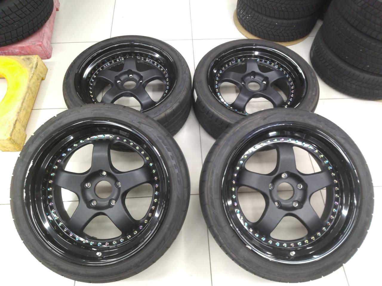 S1r Rim WORK MEISTER S1R+NITTO NT555 G2 Porsche For example, Panamera | Used ...