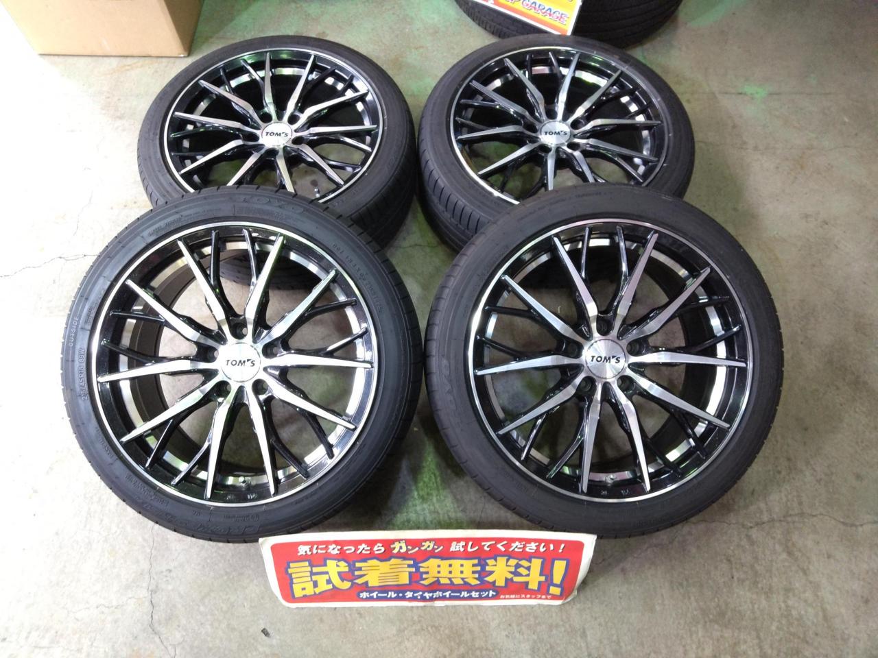 Th01 TOM’S(TOMS トムス) TH01 + TOYO PROXES R51A 215/45R18 89W | やや傷や汚れあり | アップ ...