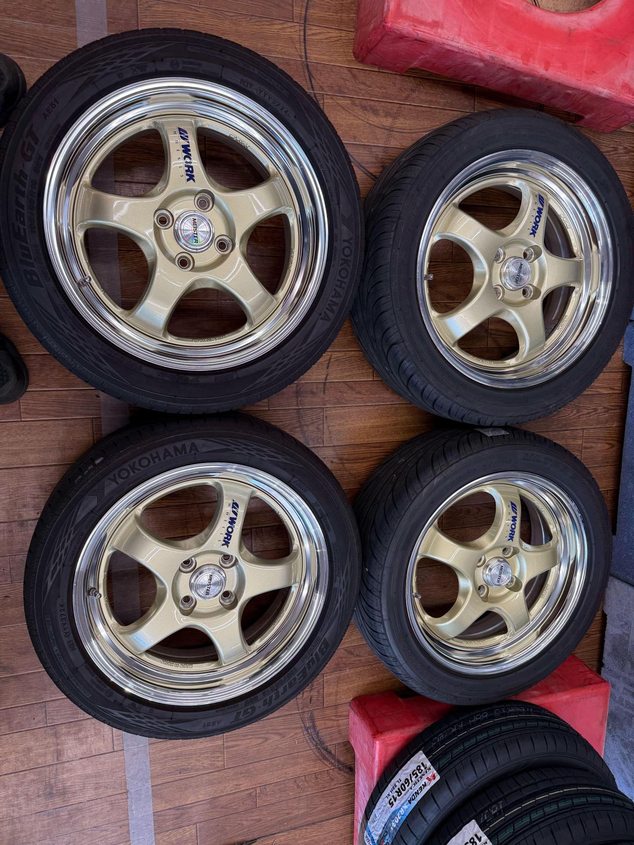 S1r Rim WORK MEISTER S1R + NANKANG ULTRA SPORT NS-2 / YOKOHAMA BluEarth-GT AE ...