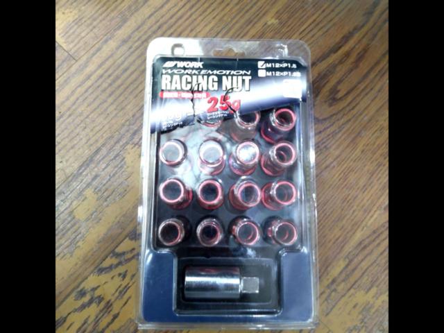 WORK EMOTION RACING NUT | 中古品 | アップガレージ 練馬店 | カー用品 タイヤホイール関連 取付ナットを通販で ...
