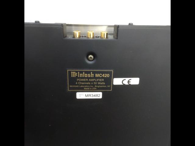 Mcintosh MC420 | 中古品 | アップガレージ 小牧南インター店 | カー用品 アンプを通販で購入する | 中古カー&バイク用品 ...