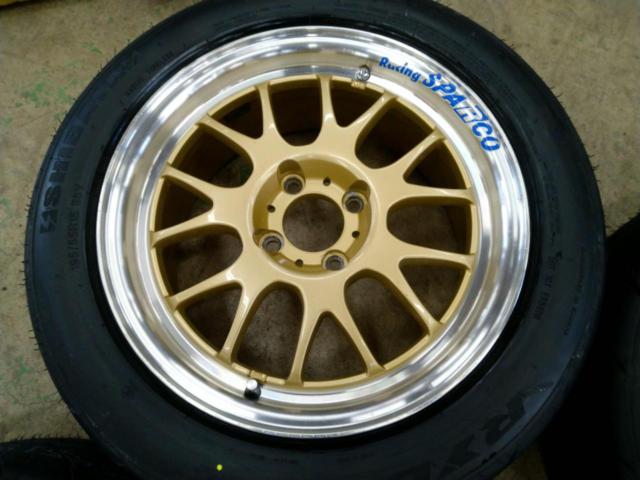Tws R23 Rim CRIMSON RACING SPARCO NS-3 + SHIBATIRE R23 TW:300 ★新品タイヤ付き!★ | やや傷や汚れあり ...