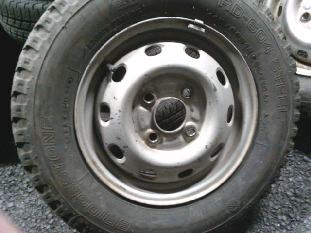 ล้อเหล็ก Subaru (SUBARU) แท้+BRIDGESTONE (Bridgestone) RD-604 STEEL
