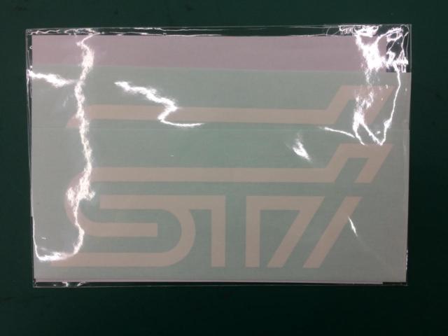 STI สติ๊กเกอร์ A (สีขาว) รุ่น STSG14100260