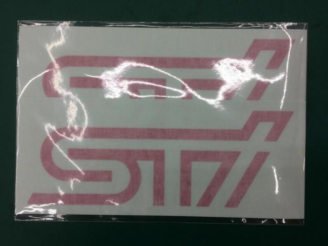 STI สติ๊กเกอร์ A (สีแดงเชอร์รี่) STSG14100270