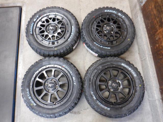 ☆ ปรับสมดุลแล้ว ☆ MARUKA SERVICE NITRO POWER M10 PERSHING 2 + M29 STINGER 2 + MUDSTAR M/T 165/65R14