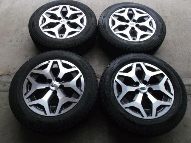 ล้ออลูมิเนียมแท้ Subaru (SUBARU) Forester + DUNLOP (ดันลอป) WINTER MAXX SJ8