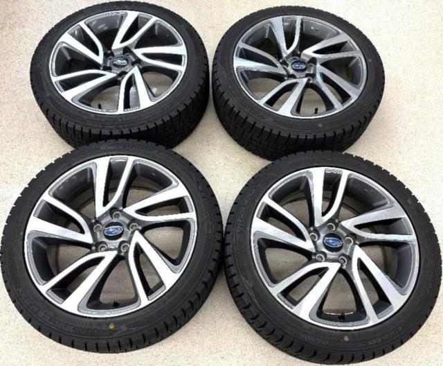 SUBARU VM series Levorg แท้ + DUNLOP WINTERMAXX WM02 225/45R18 91Q 2022 ทำ 4 ชิ้น