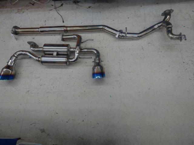 AIMGAIN GR86/BRZ(ZN8) Loop power muffler 125Φ Blue shot *รุ่นไม่รองรับการตรวจสภาพรถ
