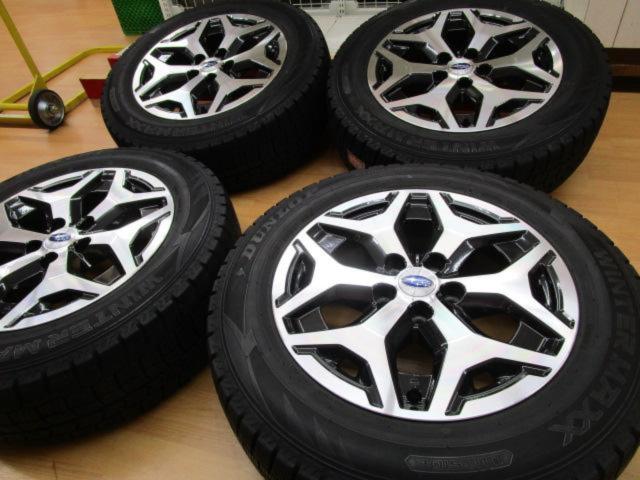 Subaru แท้ (SUBARU) รุ่น SK Forester อะลูมิเนียมแท้+DUNLOP (Dunlop) WINTER MAXX WM02