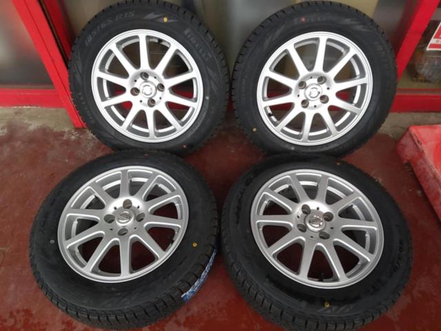 ☆★ยางไม่ได้ใช้สุดคุ้ม★☆ ของแท้ Nissan (NISSAN) Estilo 10 ซี่ + PIRELLI ICE ZERO ASIMETRICO