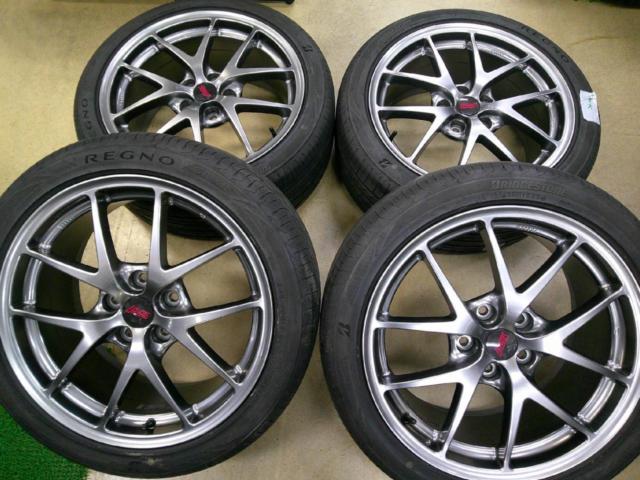 แท้ Subaru (SUBARU) WRX STi VAB TYPE-S แท้ + BRIDGESTONE (Bridgestone) REGNO GR-XⅡ ชุด 4 ชิ้น