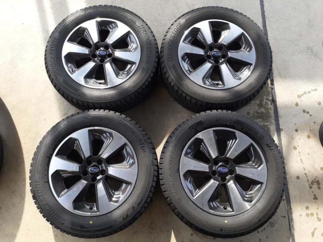 SUBARU SJ Forester แท้ 7 ซี่ + BRIDGESTONE BLIZZAK DM-V3 225/60R17