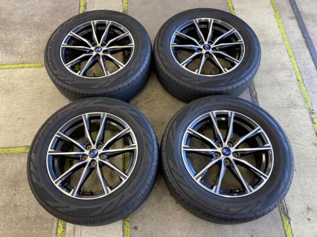 SUBARU BRZ (ปลาย ZC6) ล้อแท้ ขัดดำ + YOKOHAMA BluEarth-RV RV-03