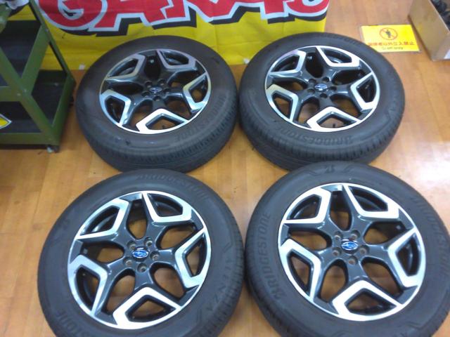 Subaru แท้ (SUBARU) SUBARU ล้อแท้ Subaru XV + BRIDGESTONE Alenza H/L33