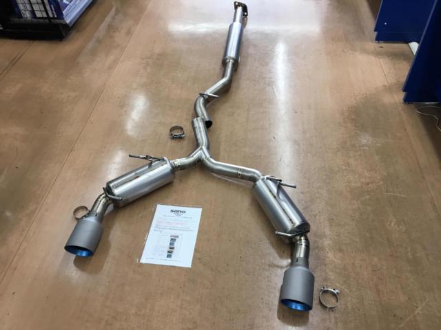 SARD Ti-Z FULL TITANIUM ท่อไอเสีย 2 ข้าง ซ้าย ขวา GR86 ZN8/BRZ ZD8