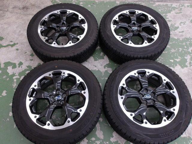 ล้ออลูมิเนียมแท้ Subaru XV GP series + DUNLOP WINTERMAXX SJ8+ 225/60R17 99Q ชุด 4 เส้น