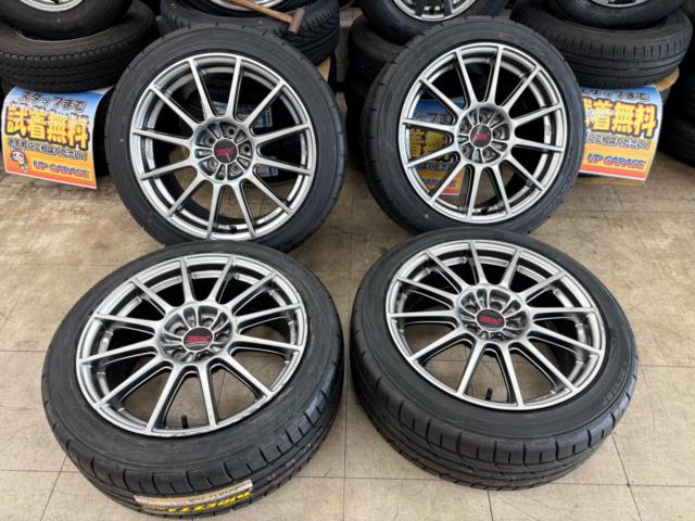 SUBARU STI แท้ ออปชั่น ENKEI ล้ออลูมิเนียม+DUNLOP DIREZZA DZ102 225/45R17 94W XL