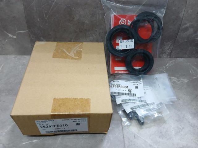 ชุดซีลลูกสูบคาลิปเปอร์หน้า Brembo ของแท้ Subaru Impreza WRX + โบลท์ไล่ลม