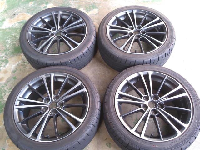 ☆ลดราคา☆ ล้อแท้ BRZ Subaru + DUNLOP DIREZZA DZ102!