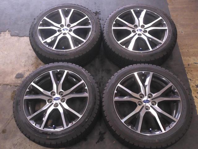 ล้ออลูมิเนียม Subaru Impreza GT series แท้ + DUNLOP WINTERMAXX WM02