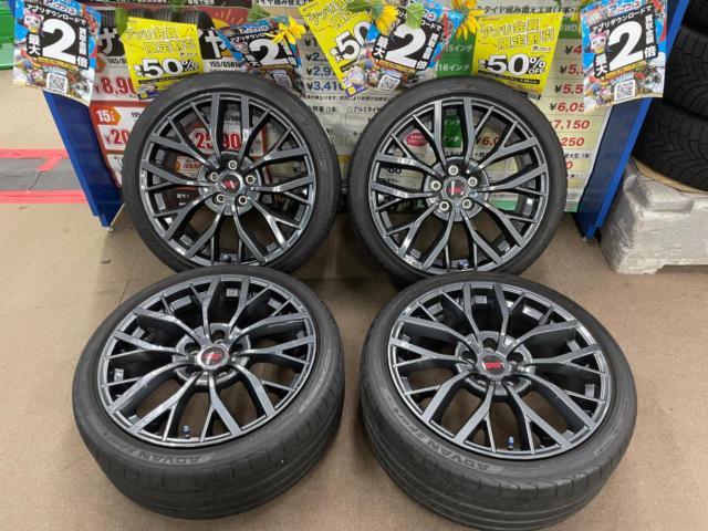 ล้อแท้ SUBARU WRX STI/VAB Type-S + YOKOHAMA ADVAN SPORT V105