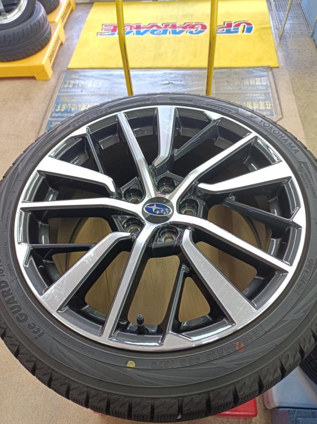 SUBARU VBH series WRX S4 STi SPORT R แท้ + YOKOHAMA ice GUARD IG70 93Q