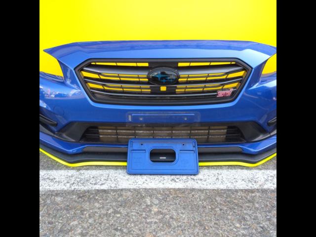 Subaru (SUBARU) VM4 series Levorg แท้ กันชนหน้าแท้ STI กระจังหน้า + ลิปสปอยเลอร์ + รวมฐานป้ายทะเบียนทำสี