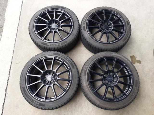 SUBARU GDB series Impreza WRX STi แท้ 12 ซี่ + NEXEN/ROADSTONE WINGUARD ice2 225/45R17
