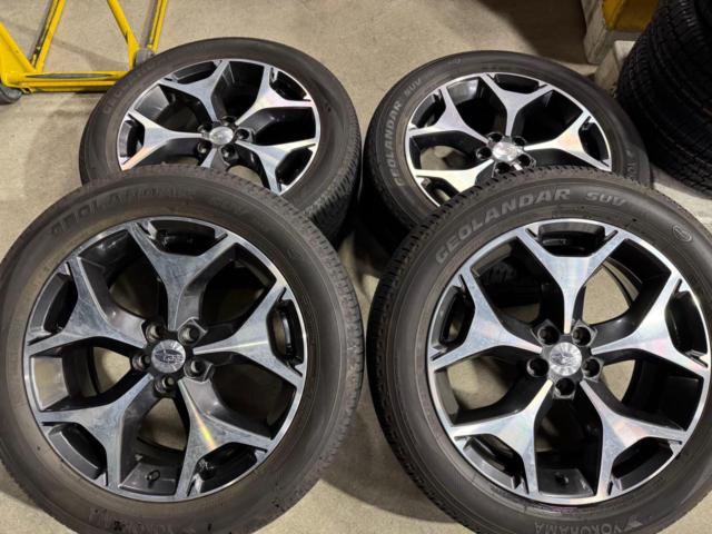 ล้อแท้ Subaru Forester/SJ series + YOKOHAMA GEOLANDER SUV G055