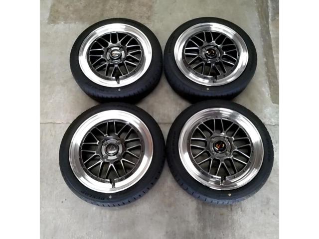 ล้อแม็ก HOT STUFF Stich MESH MR+DUNLOP LEMANS V+