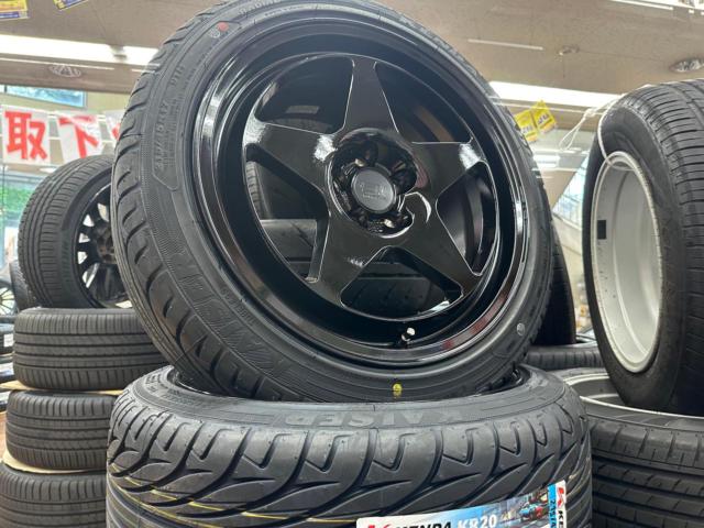★สำหรับ 86・BRZ ฯลฯ! ชุดใหม่♪★LA STRADA+ล้อ 81 + KENDA KR20 215/45R17