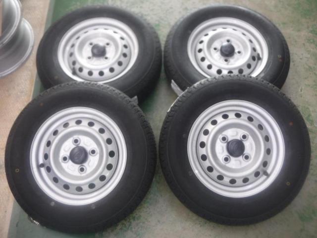 Subaru แท้ (SUBARU) SUBARU เหล็กแท้ + YOKOHAMA (โยโกฮาม่า) YOKOHAMA (โยโกฮาม่า) SUPER VAN Y356 145/80R12 80/78N [E451