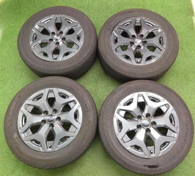 ☆ลองใส่ฟรี!!☆ Subaru Forester แท้ (SK series) ล้ออะลูมิเนียมแท้ X-BRAKE + BRIDGESTONE DUELER H/L ผลิตปี 2024
