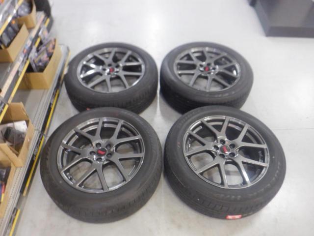 4ล้ออลูมิเนียม OP STI แท้ + BRIDGESTONE DUELER H/P SPORT