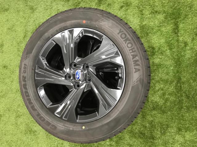☆ลองใส่ฟรี!!☆ ล้ออลูมิเนียมแท้ Subaru GU รุ่น Crosstrek + YOKOHAMA GEOLANDAR G91 225/60R17 ผลิตปี 2023