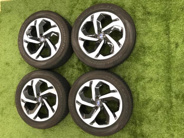 ☆ลองใส่ฟรี!!☆ ล้ออะลูมิเนียมแท้ Subaru SK Forester/ADVANCE + BRIDGESTONE DUELER H/P 225/55R18 ผลิตปี 2023
