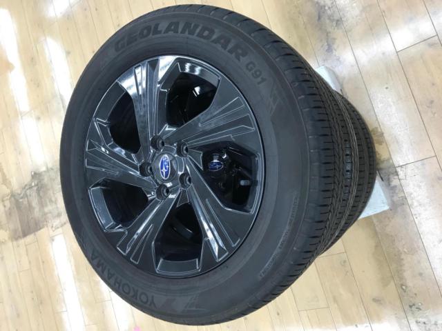 ☆ลองใส่ฟรี!!☆ ล้ออลูมิเนียมแท้ Subaru GU รุ่น Crosstrek + YOKOHAMA GEOLANDAR G91 225/60R17 ผลิตปี 2023