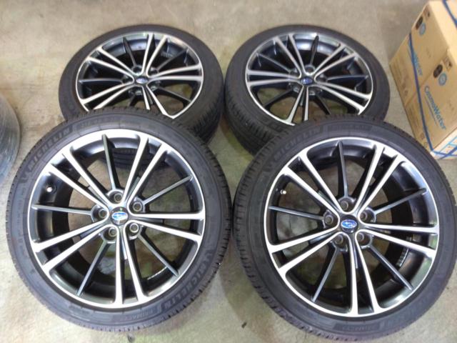 ล้ออลูมิเนียมแท้ SUBARU BRZ + MICHELIN PRIMACY 5