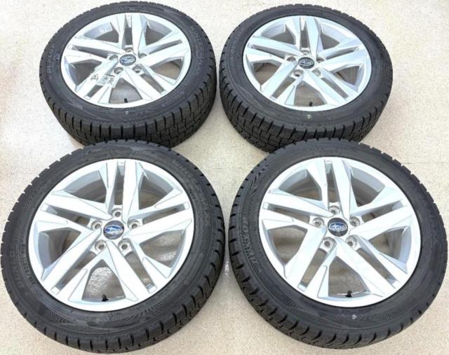 Subaru GU series Impreza แท้ + DUNLOP WINTERMAXX02 WM02 215/50R17 91Q 2023 ผลิต 4 ชิ้น